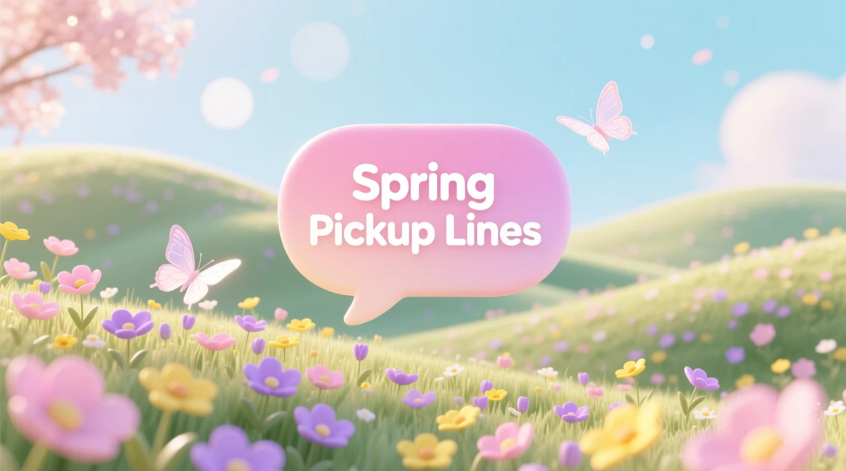 Spring Pickup Lines