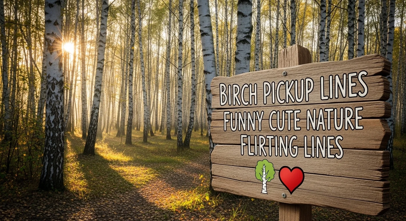 Birch Pickup Lines