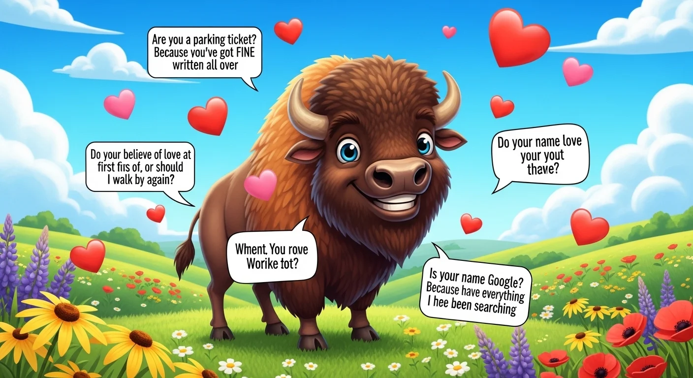 Bison Pickup Lines