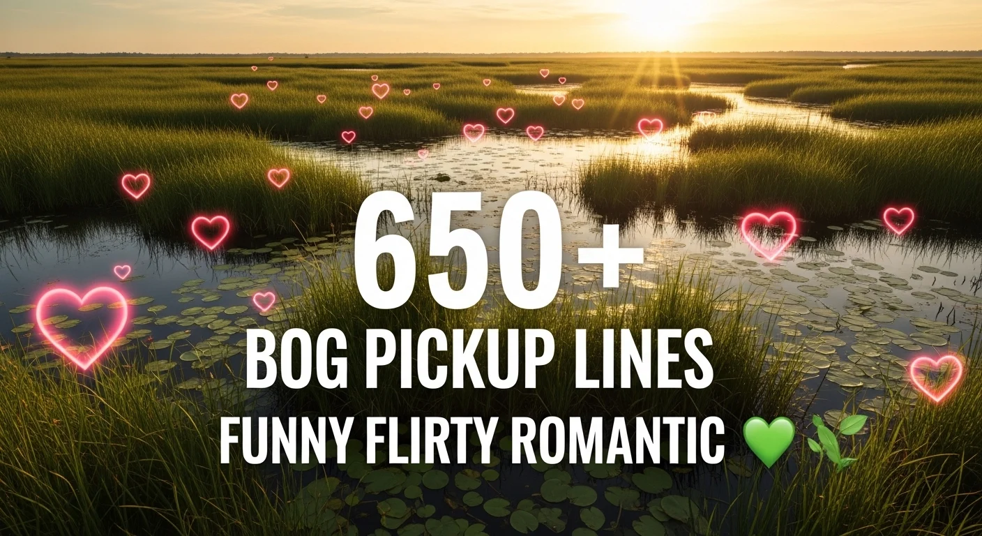 Bog Pickup Lines