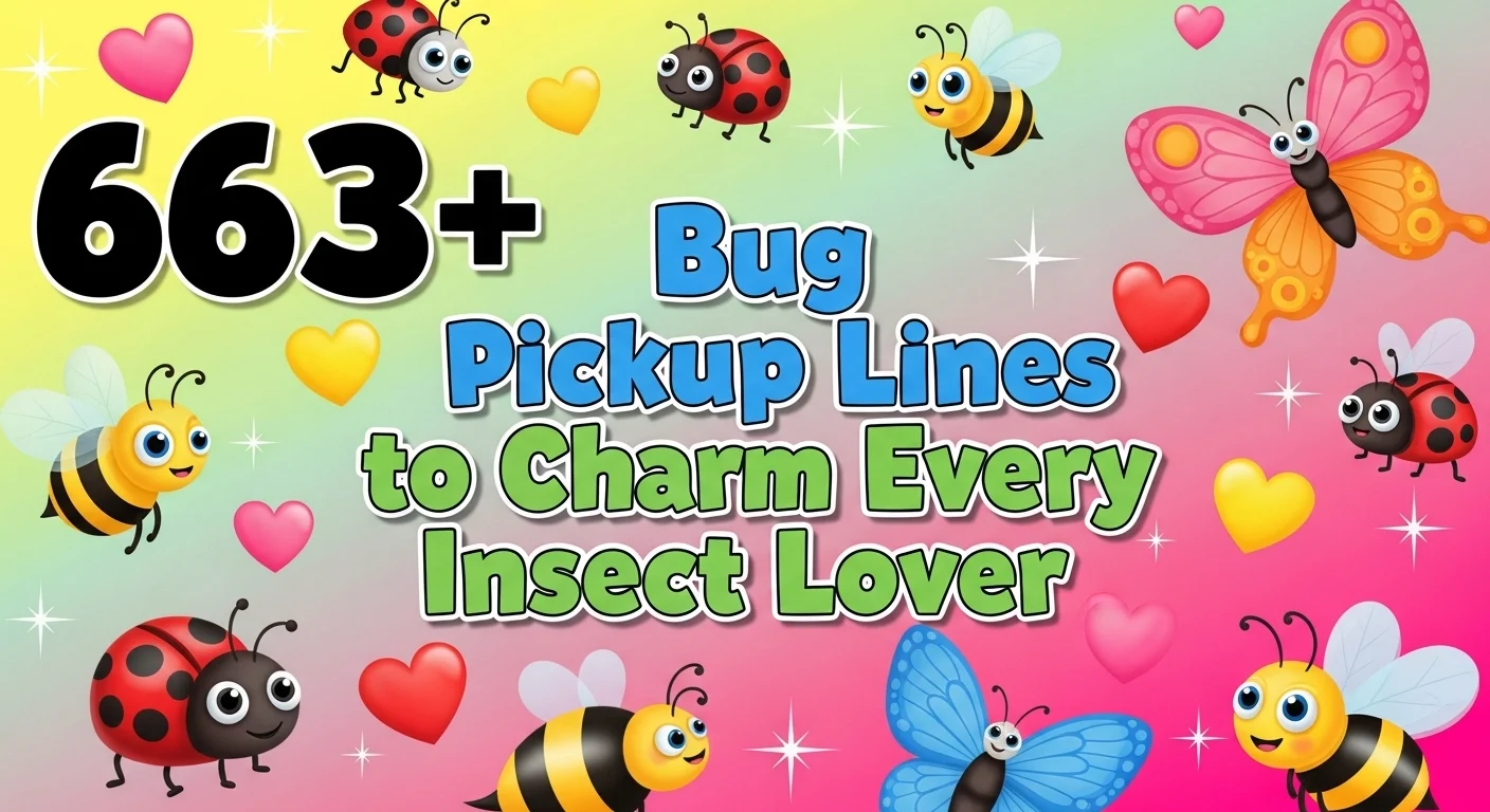 Bug Pickup Lines