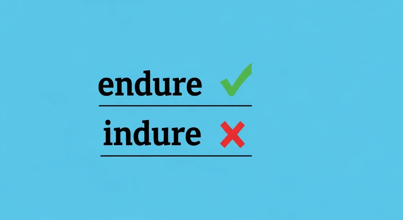 indure vs endure