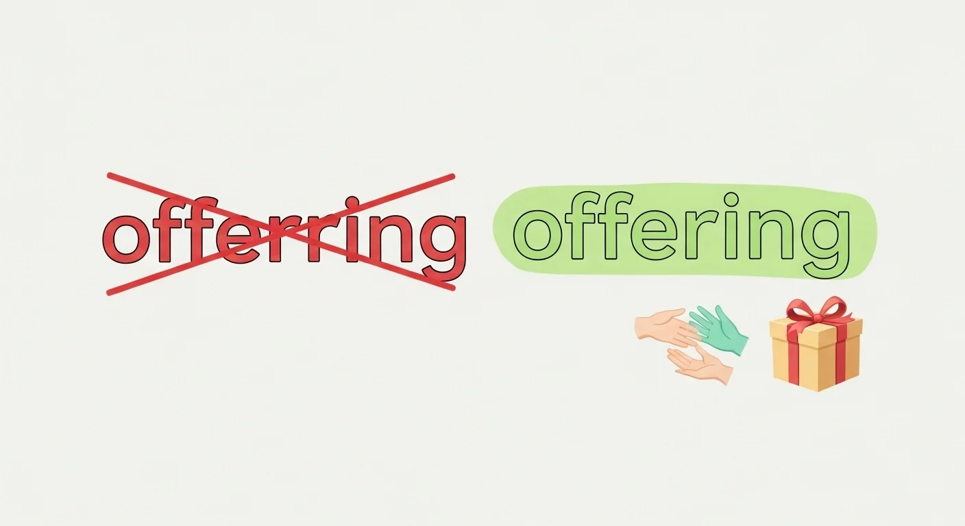 offerring vs offering