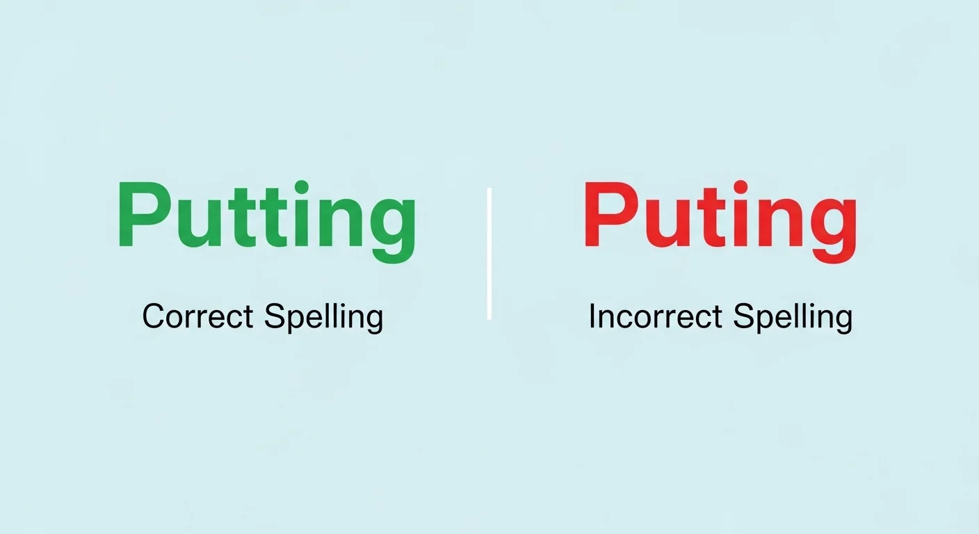 puting vs putting