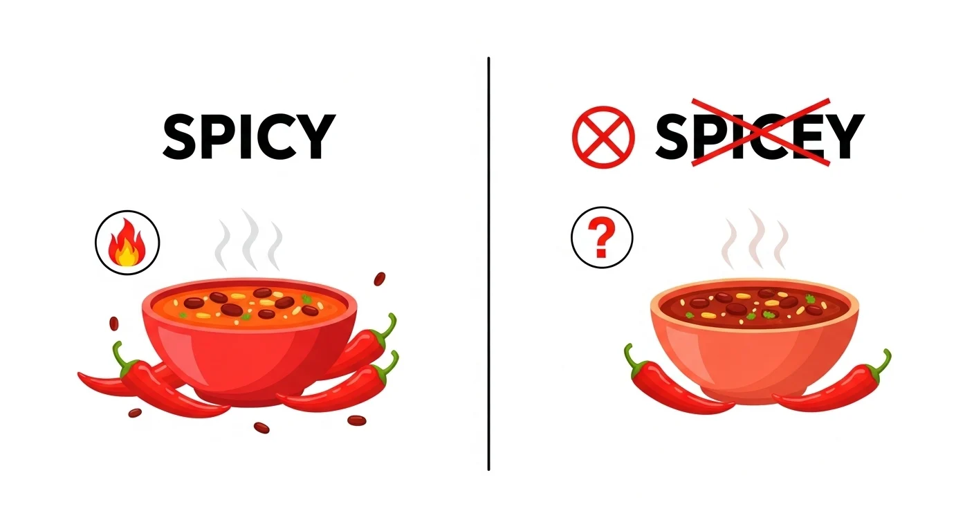 spicey vs spicy