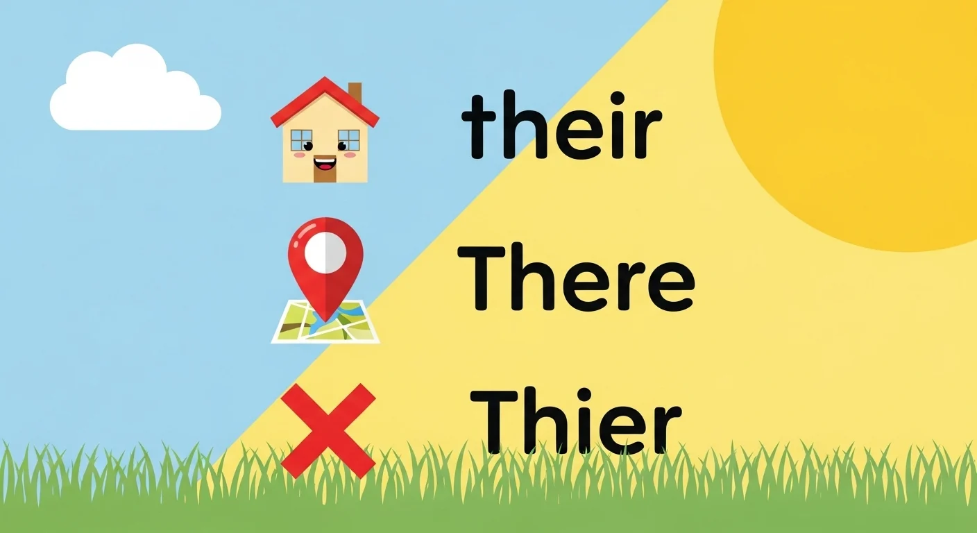 thier vs their vs there