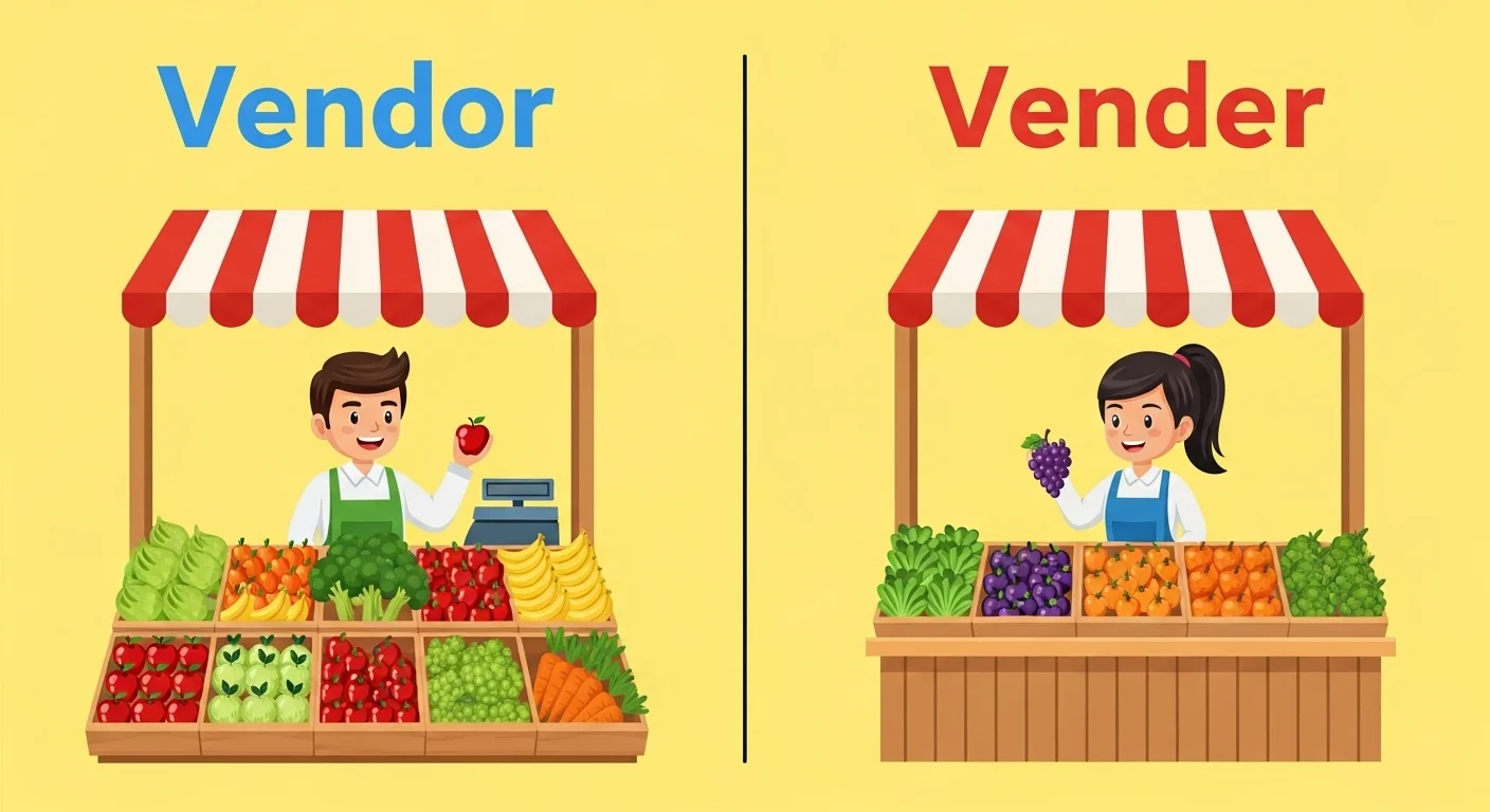 vender vs vendor