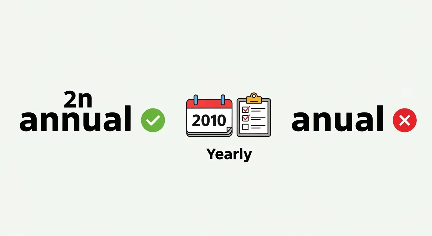 annual vs anual