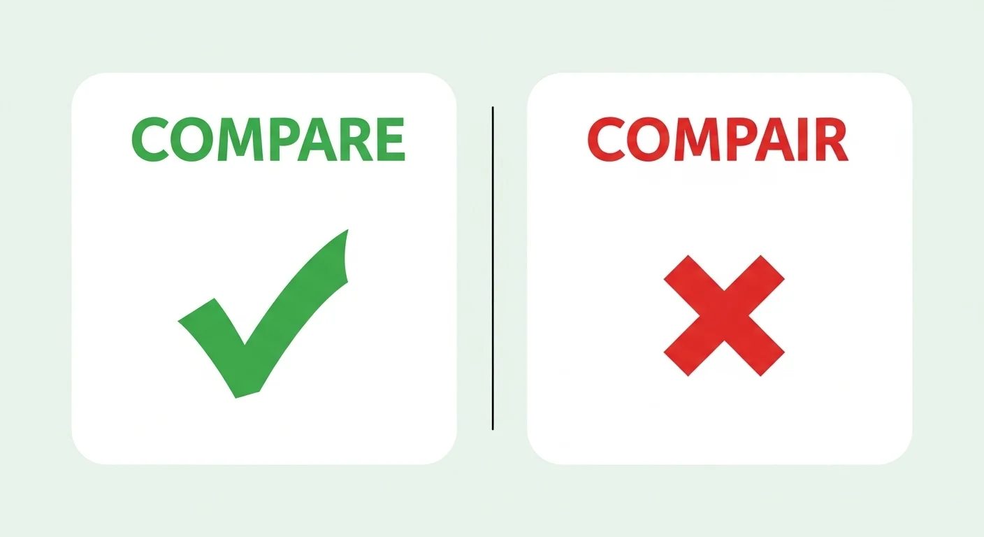 compair vs compare