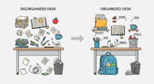 disorganized vs unorganized