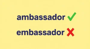 embassador vs ambassador