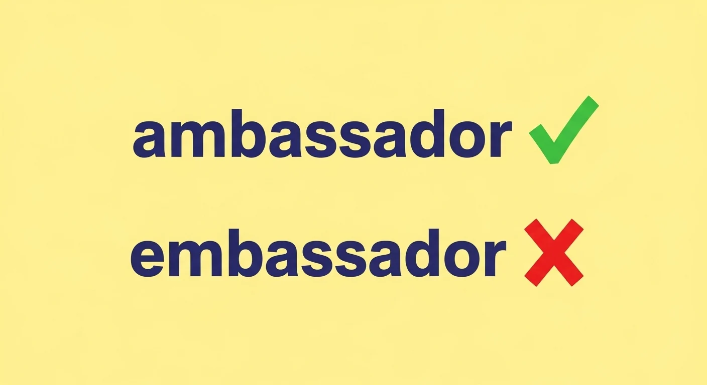 embassador vs ambassador