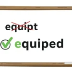 equipt vs equipped