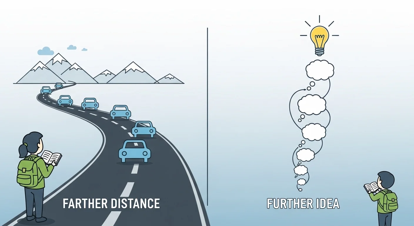 farther vs further