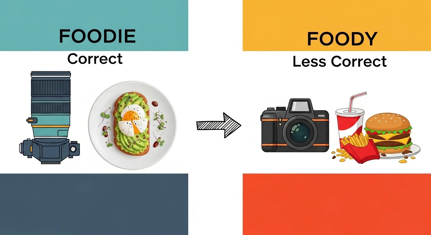 foody vs foodie