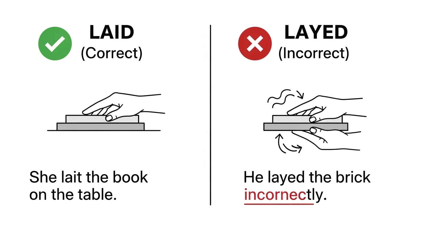 laid vs layed