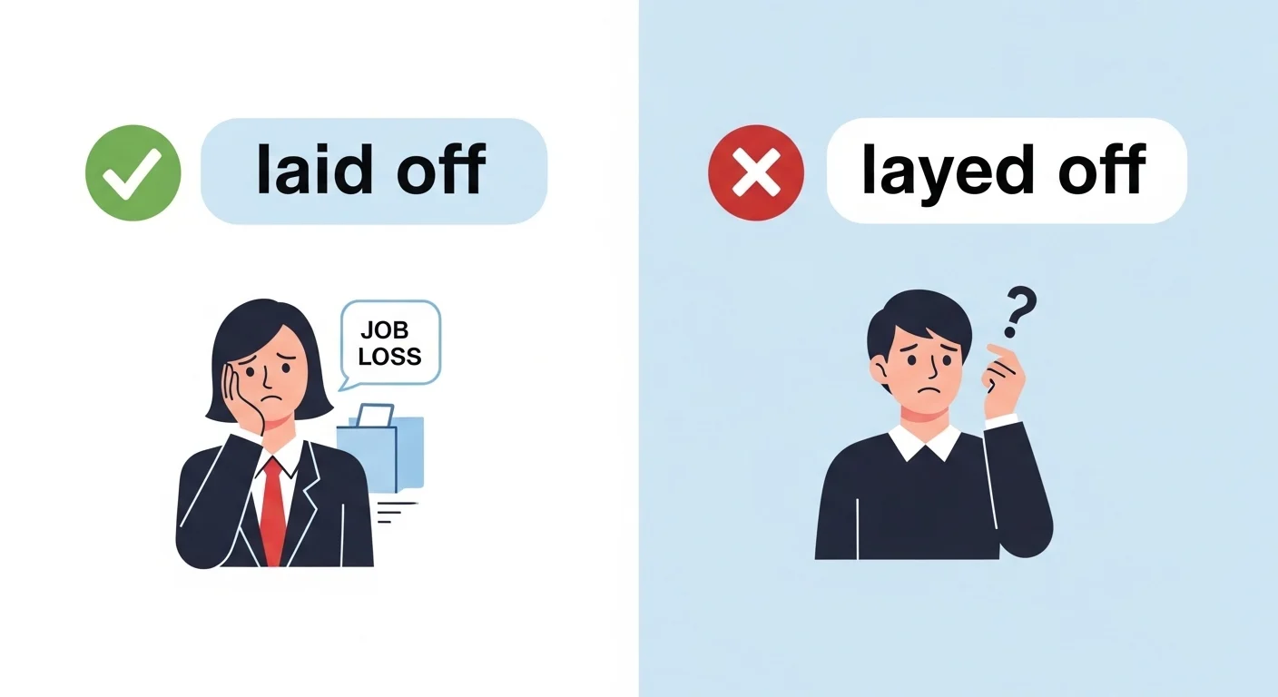 layed off vs laid off