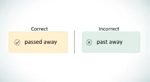 past away vs passed away