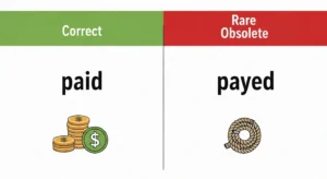 payed vs paid