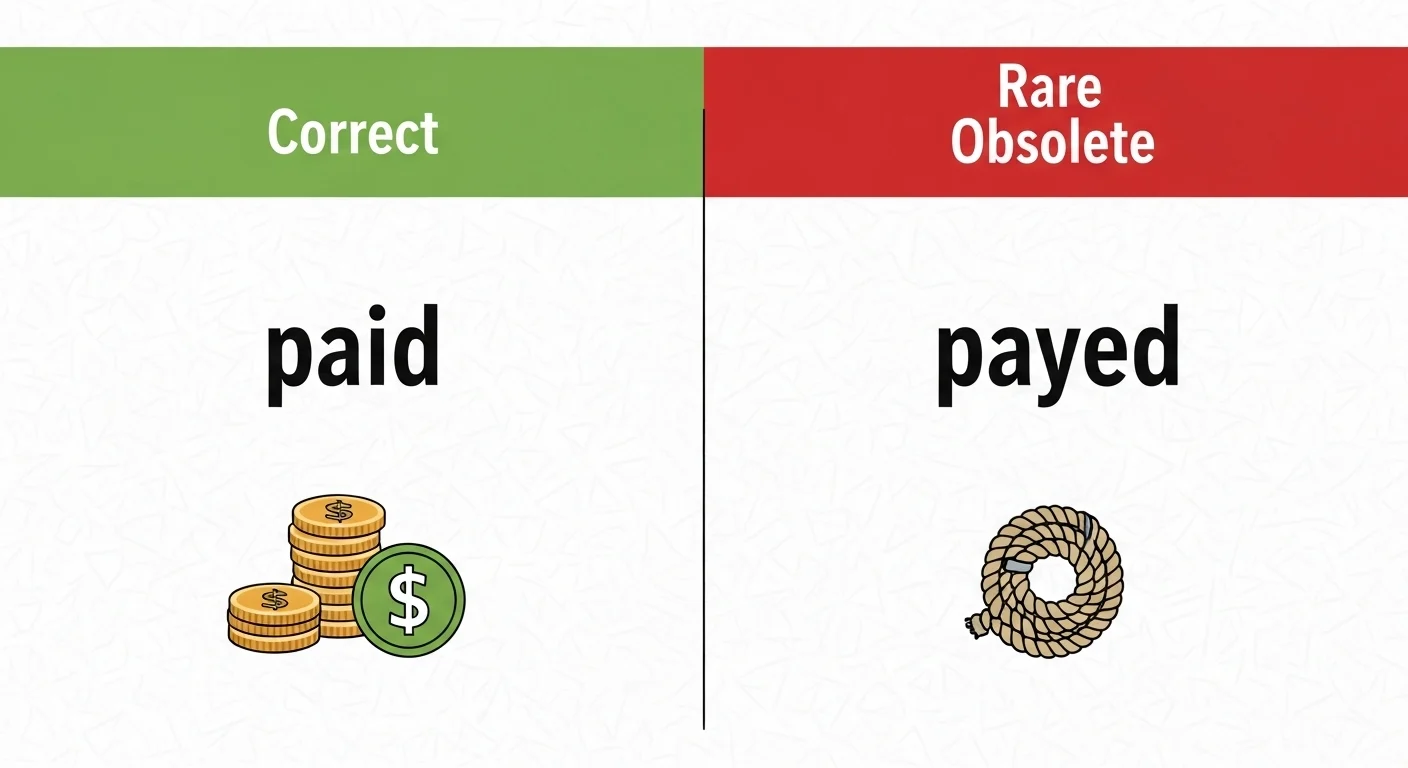 payed vs paid