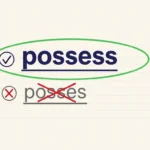 possess vs posses