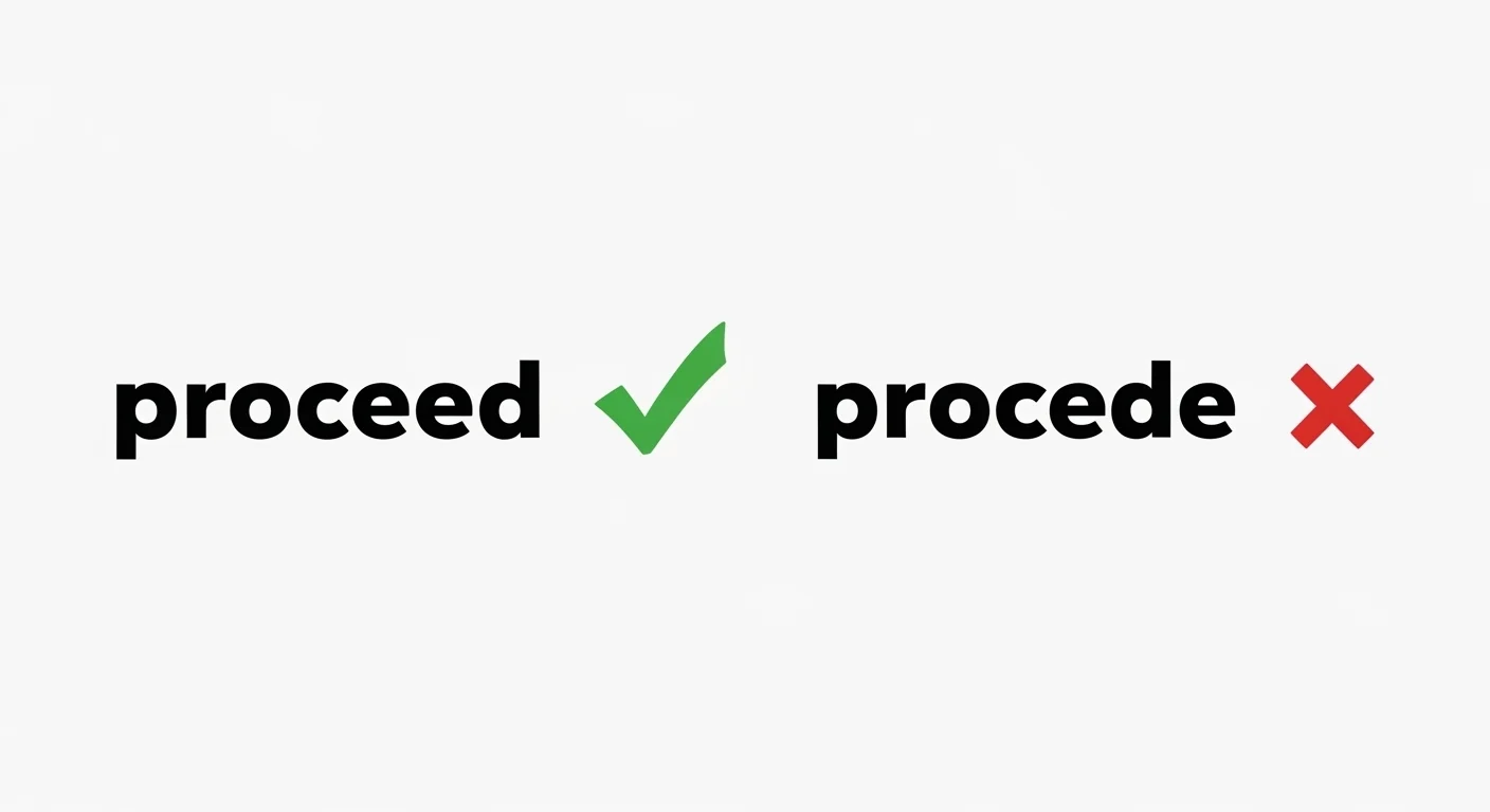 proceed vs procede