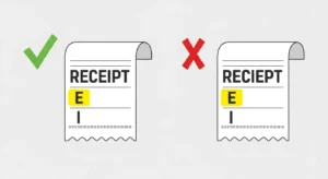reciept vs receipt