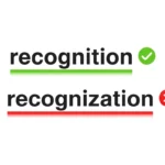 recognization vs recognition