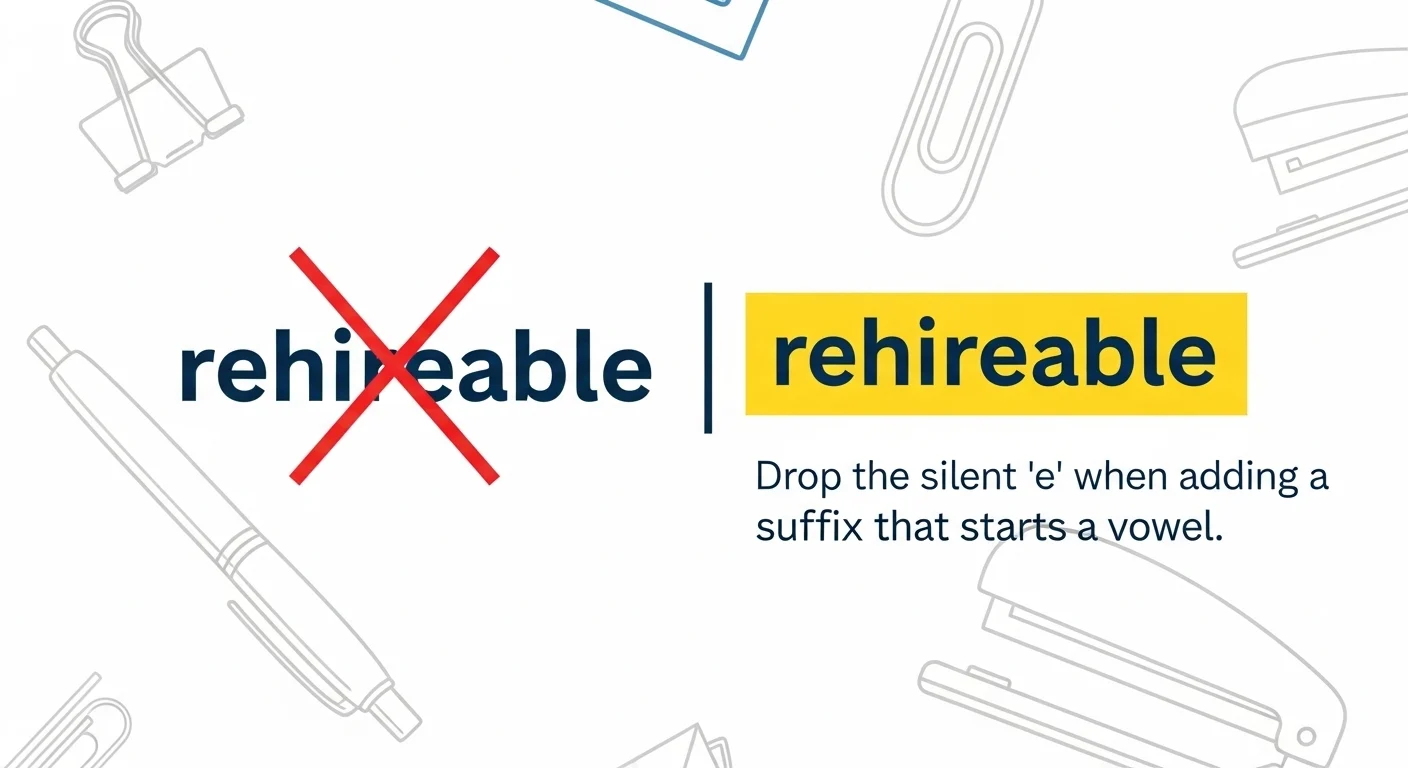 rehireable vs rehirable