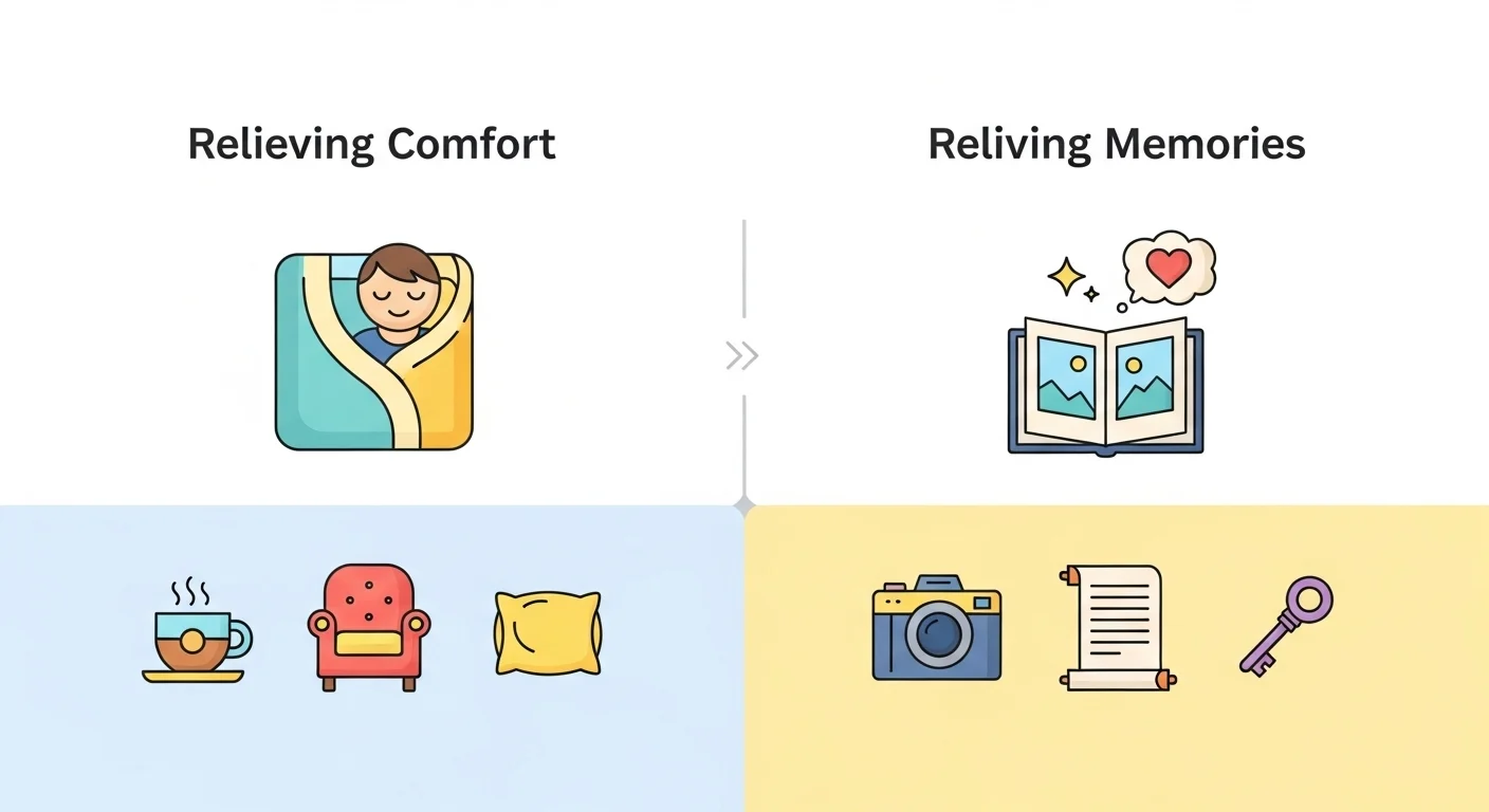 relieving vs reliving