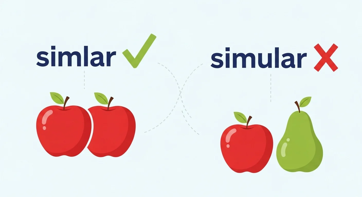 simular vs similar