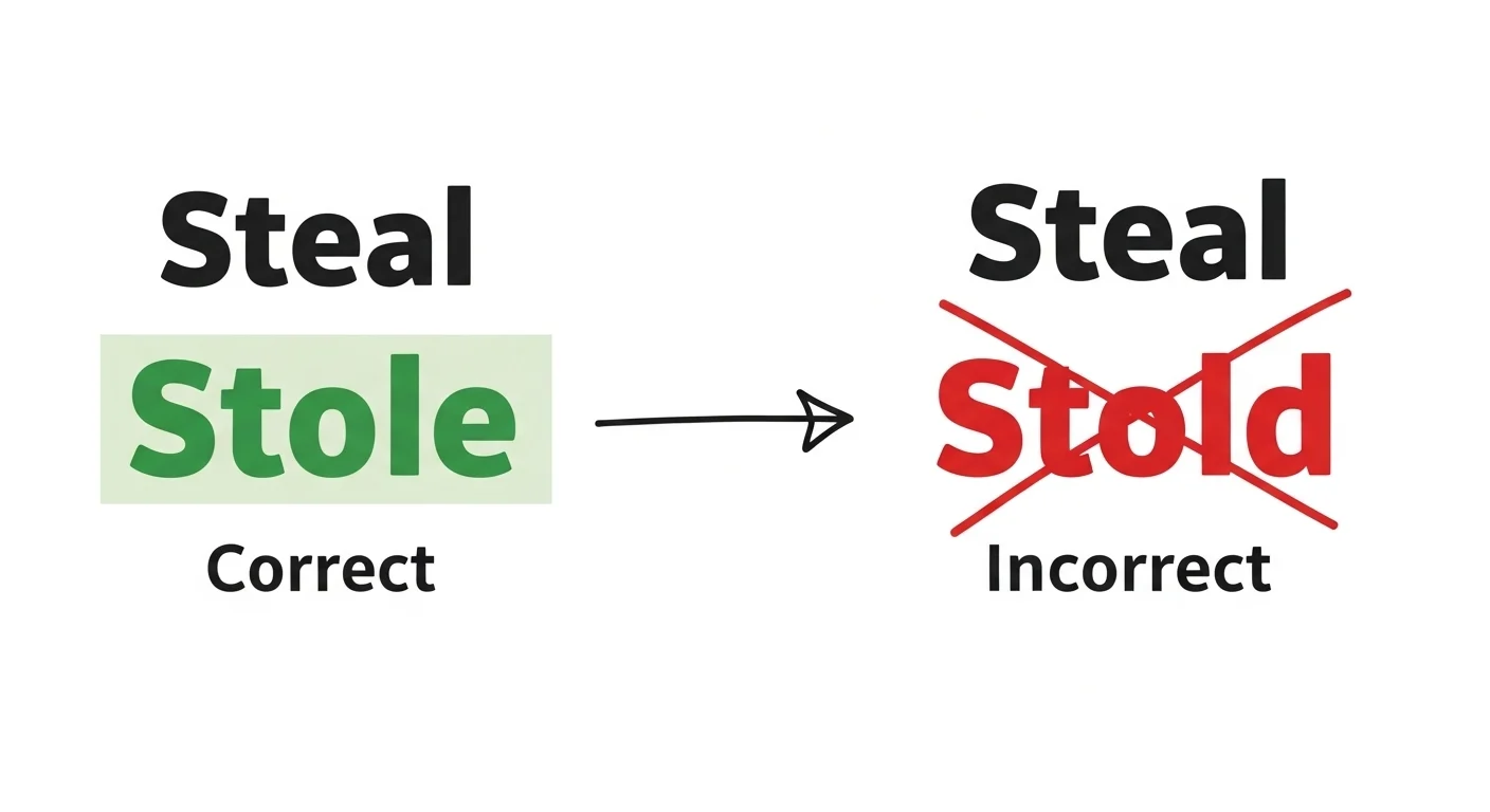 stold vs stole