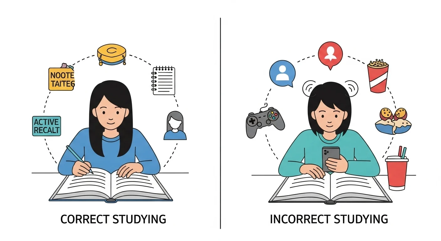 studing vs studying