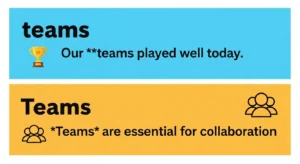teams vs teams
