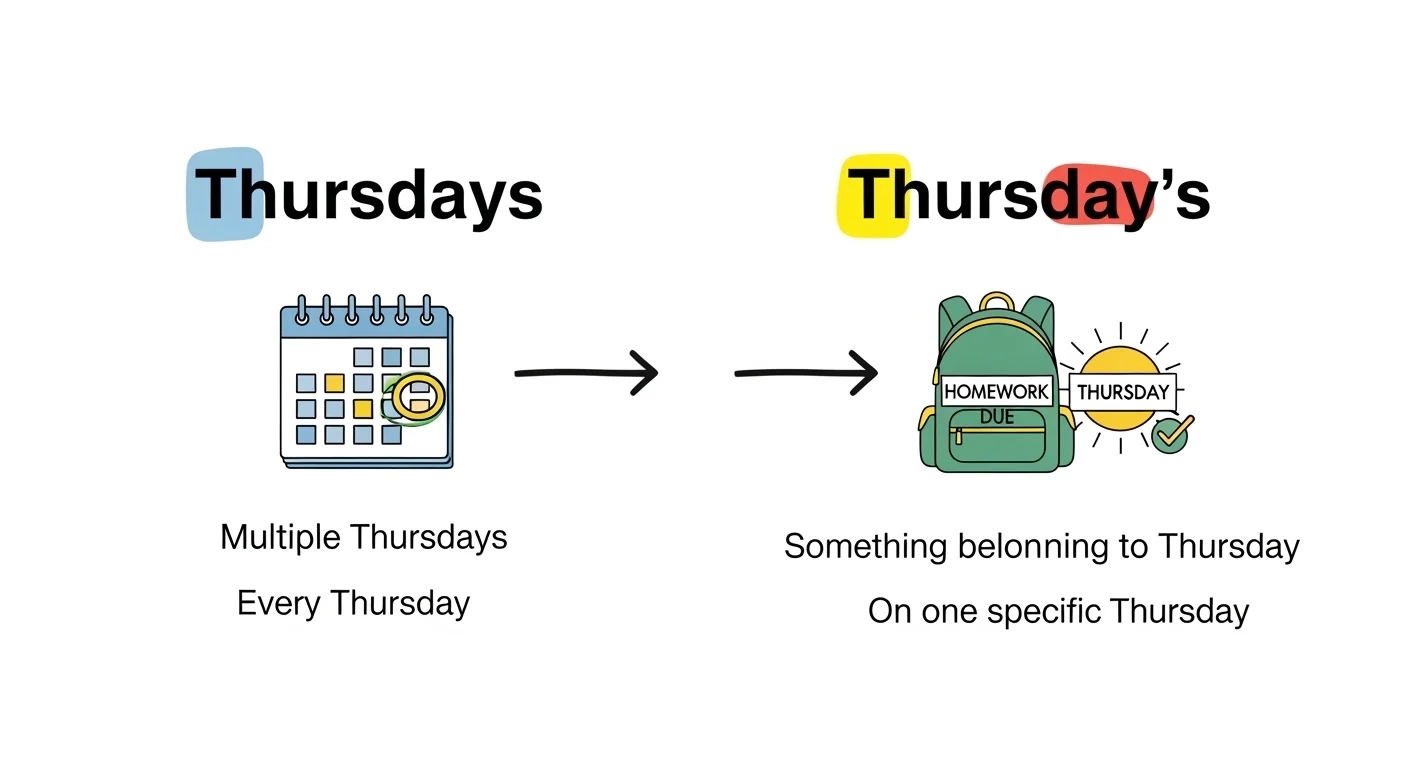 thursdays vs thursday’s