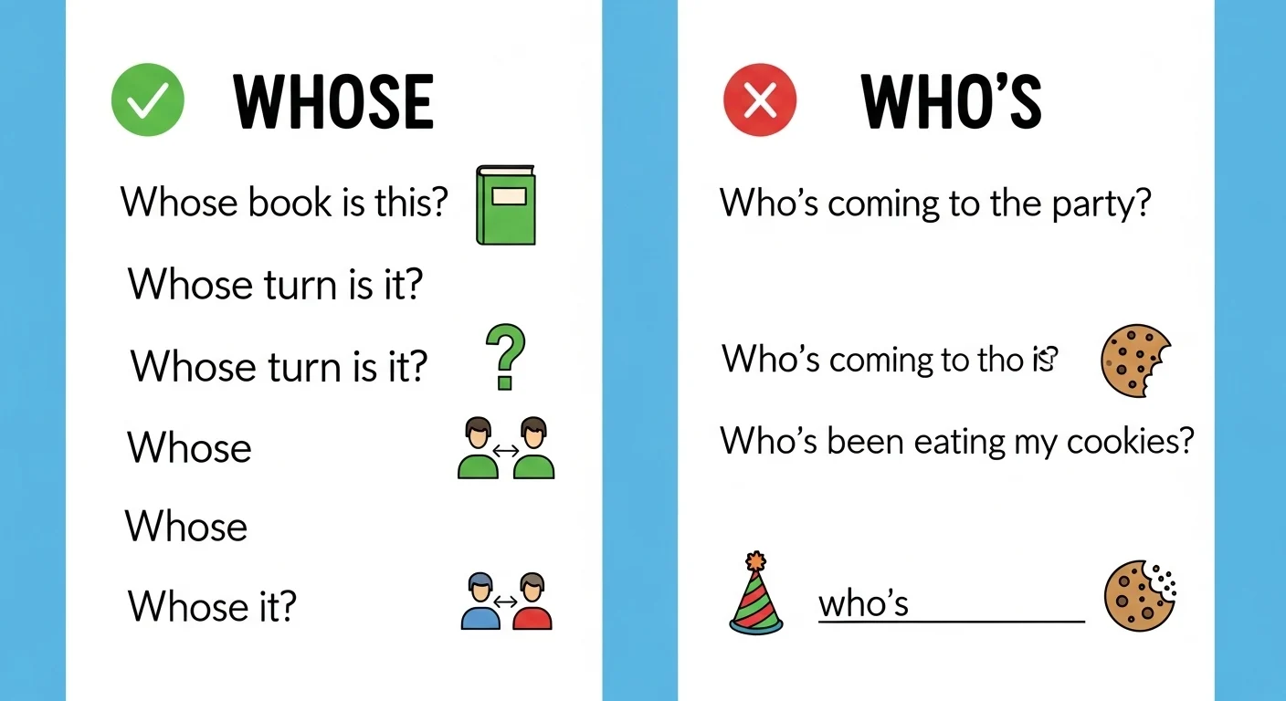 whos vs whose