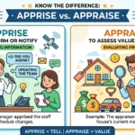 apprised vs appraised