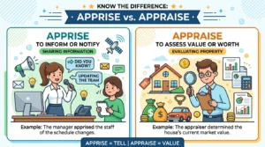 apprised vs appraised