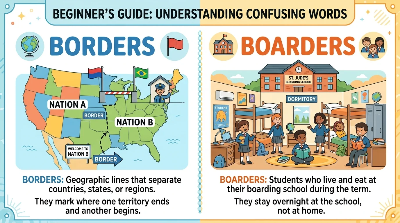 borders vs boarders