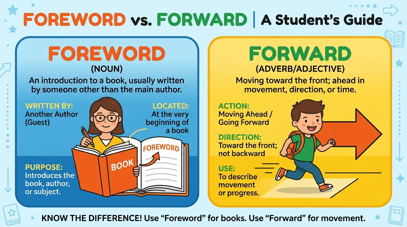 foreword vs forward