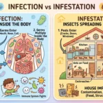 infection vs infestation