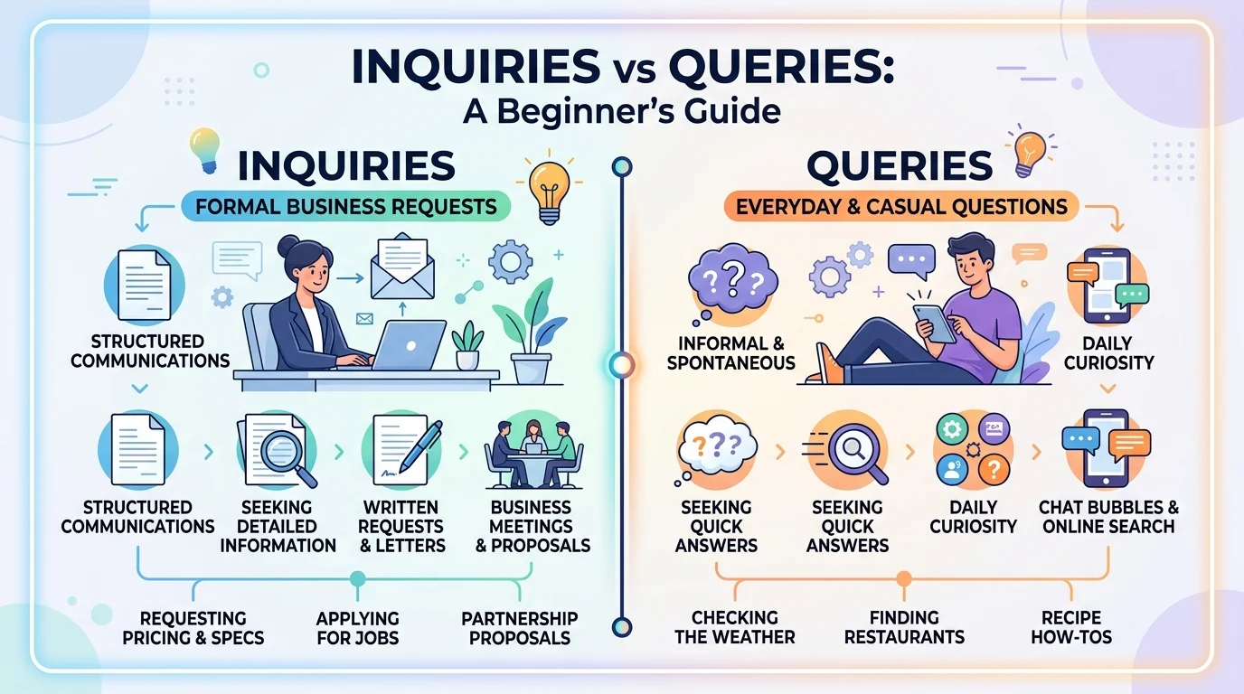 inquiries vs queries