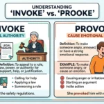 invoke vs provoke