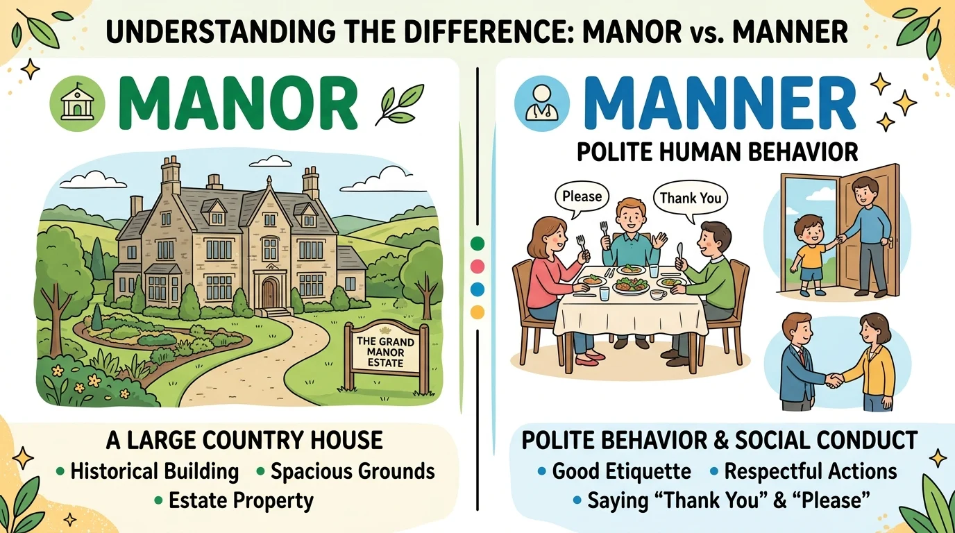 manor vs manner