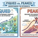 piqued vs peaked