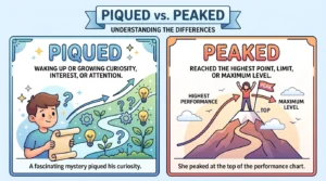 piqued vs peaked