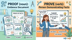 proof vs prove