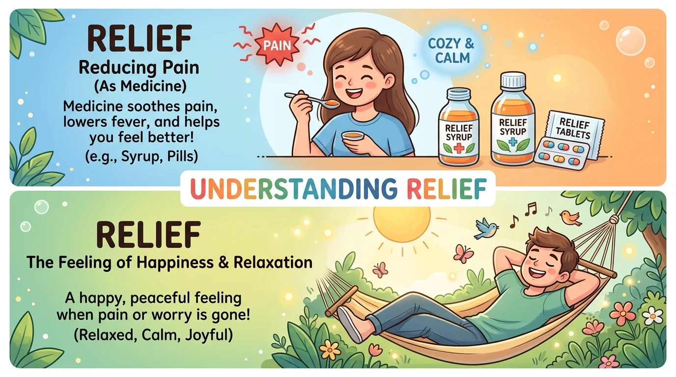 relieve vs relief