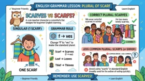 scarves or scarfs
