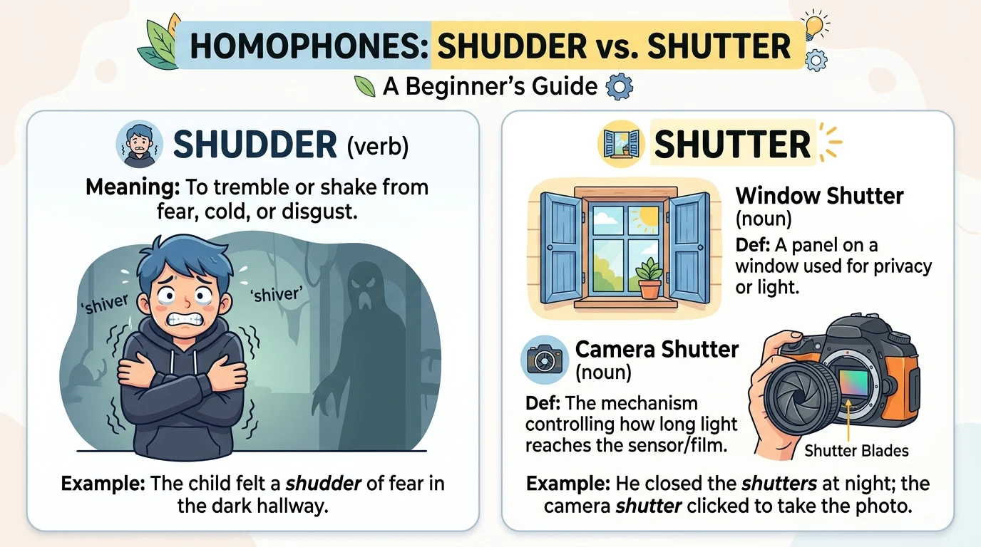 shudder vs shutter